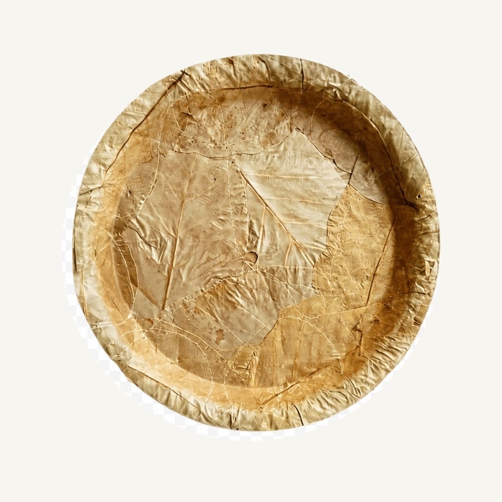 12 Inch Classic Sal Leaf Dinner Plate - Eco Friendly Tableware