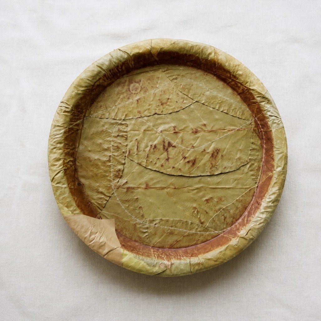 14 Inch Grand Buffet Sal Leaf Plate for Catering & Banquets