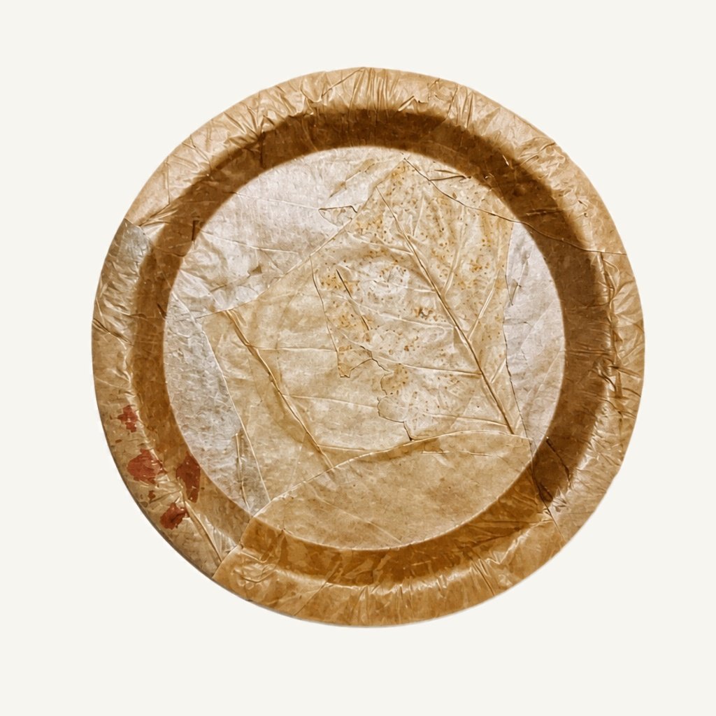 8 Inch Snack & Dessert Sal Leaf Plate - Compostable Plate