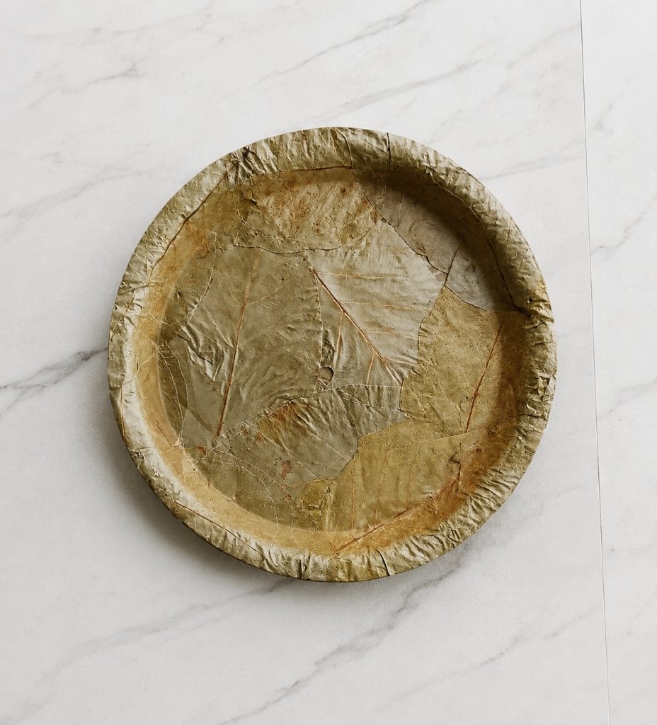Premium 12 inch 2-Layer Leaf Plate
