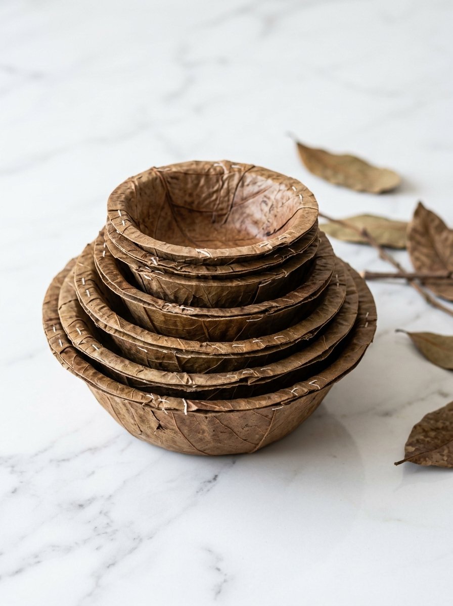 Sal Leaf Bowls Dona - Biodegradable Tableware for Catering & Restaurants